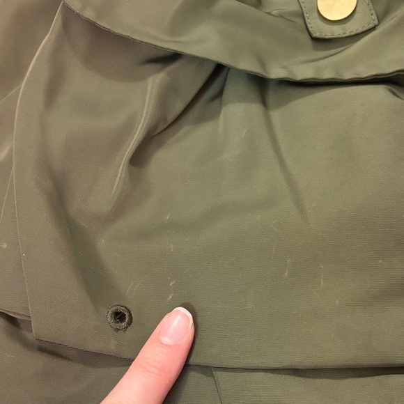 P.E Nation Streamline Athletic Army Jacket Green Zipper Size Small S - Picture 5 of 7